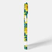 Coques Case-Mate iPhone Tournesols modernes monogrammes (Verso / Droite)