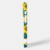 Coques Case-Mate iPhone Tournesols modernes monogrammés (Verso / Gauche)