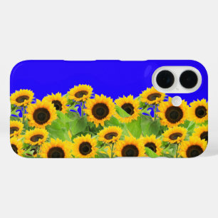 Coques iPhone 16 Tournesols Sur Le Ciel Bleu Ukraine Couleurs Drape
