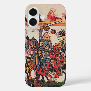 COQUES iPhone 16  TOURNOI MÉDIÉVAL, COMBATTRE DES CHEVALIERS ET DES 