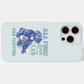 Coques Case-Mate iPhone Tous les aliments vont au Black Lab pour tester Re (Verso (horizontal))