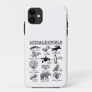 Case-Mate iPhone Case Tous les animaux du monde Vintage Mème animal drôl