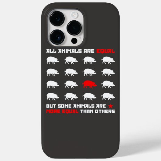 Coques Case-Mate iPhone Tous les animaux sont égaux 2 (Verso)