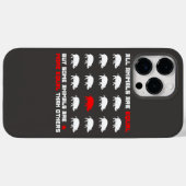 Coques Case-Mate iPhone Tous les animaux sont égaux 2 (Verso (horizontal))