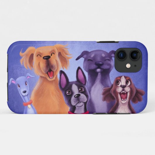 Coques Case-Mate iPhone Tous Les Chiens (Dos (Horizontal))