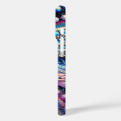 Coques Case-Mate iPhone Tous Les Points Bleus Et Violets (Verso / Gauche)