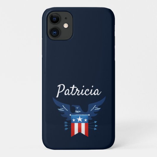 Coques Case-Mate iPhone Tout American Eagle & Flag Patriotic (Dos)