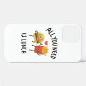 Coques Case-Mate iPhone Tout ce dont tu as besoin, c'est de déjeuner (Verso (horizontal))