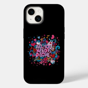 Coque Pour iPhone 14 Tout ce dont vous avez besoin, c'est de l'amour In