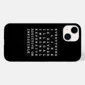 Coques Case-Mate iPhone Tout ce que j'aime (Verso (horizontal))
