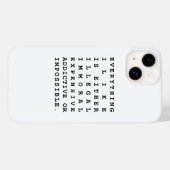 Coques Case-Mate iPhone Tout ce que j'aime (Verso (horizontal))
