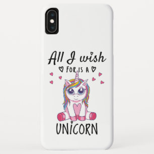 Case-Mate iPhone Case Tout ce que je souhaite est une Licorne