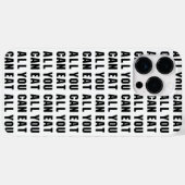 COQUES Case-Mate iPhone TOUT CE QUE VOUS POUVEZ MANGER (Verso (horizontal))