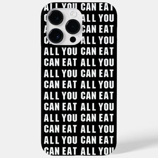 COQUES Case-Mate iPhone TOUT CE QUE VOUS POUVEZ MANGER (Verso)