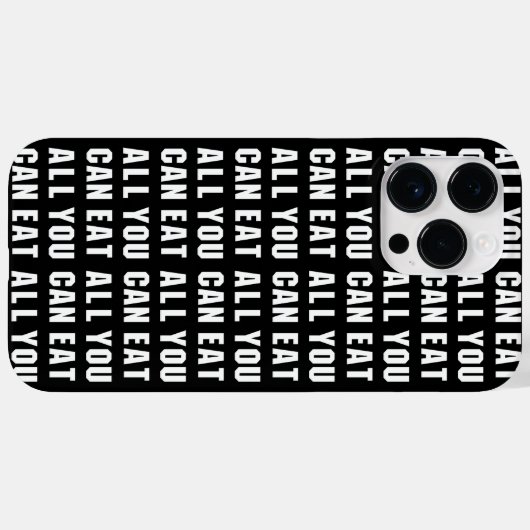 COQUES Case-Mate iPhone TOUT CE QUE VOUS POUVEZ MANGER (Verso (horizontal))