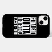 Coques Case-Mate iPhone Tout droit sorti du lycée promotion 2026 (Verso (horizontal))