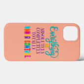 Coques Case-Mate iPhone Tout Est Absolument Sous Contrôle (Verso (horizontal))