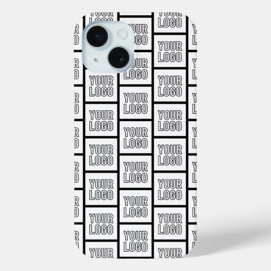 Coques Case-Mate iPhone Tout motif répétitif de logo ou d'image (Verso)