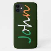 Coques Case-Mate iPhone Tout nom figurant sur le drapeau irlandais (Dos)