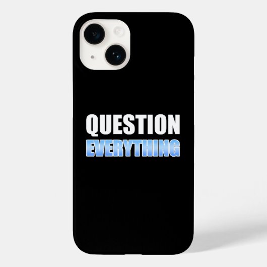 Coques Case-Mate iPhone Tout remettre en question (Verso)