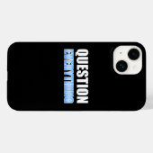 Coques Case-Mate iPhone Tout remettre en question (Verso (horizontal))