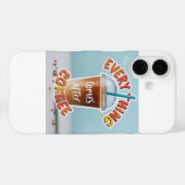 Coques Case-Mate iPhone Tout vient après le café (Verso (horizontal))