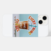 Coques Case-Mate iPhone Tout vient après le café (Verso (horizontal))