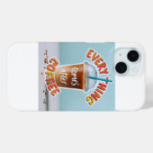 Coques Case-Mate iPhone Tout vient après le café (Verso (horizontal))