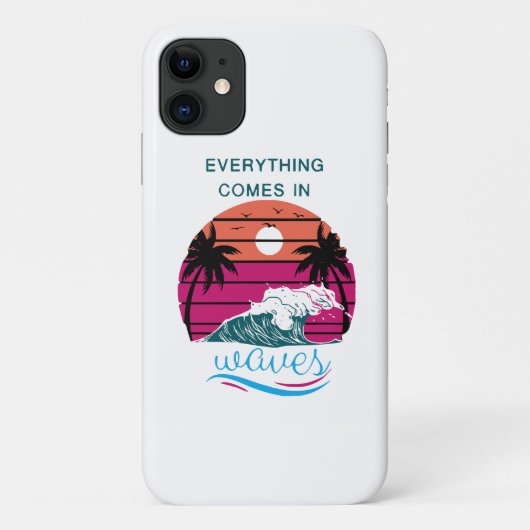 Coques Case-Mate iPhone Tout vient dans les vagues (Dos)