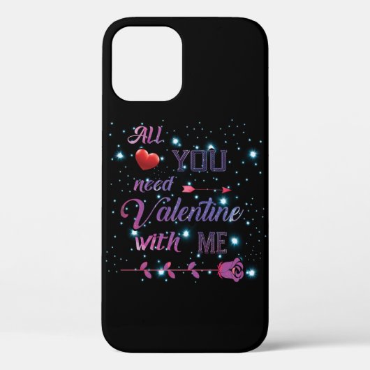 Coques Case-Mate iPhone Tout You Need Is Valentine With Me (Verso)