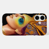 Coques Case-Mate iPhone Toutes ces Parties scintillant - Portrait de déess (Verso (horizontal))