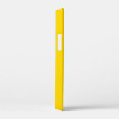 Coques Case-Mate iPhone Tracer la conception noire et jaune (Verso / Droite)