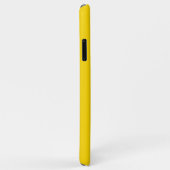 Coques Case-Mate iPhone Tracer la conception noire et jaune (Dos/Droite)
