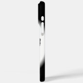 Coques Case-Mate iPhone Tracer le design noir et blanc (Verso / Gauche)