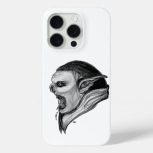 Coque iPhone 15 Pro Tracer le design noir et blanc