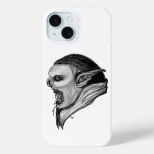 Coque Pour iPhone 15 Tracer le design noir et blanc