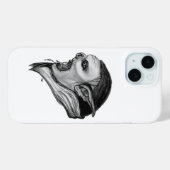 Coques Case-Mate iPhone Tracer le design noir et blanc (Verso (horizontal))