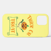 Coques Case-Mate iPhone Tracer ou traiter les os croisés Halloween visage (Verso (horizontal))