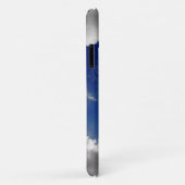 Coques Case-Mate iPhone Traces d'avion à réaction entre nuages (Dos/Droite)