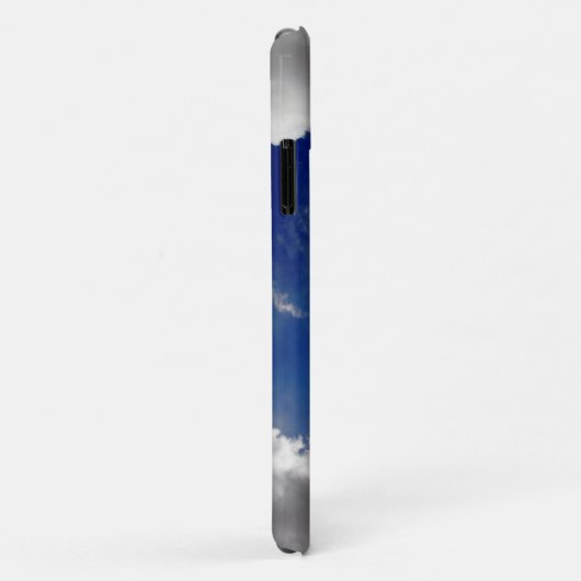 Coques Case-Mate iPhone Traces d'avion à réaction entre nuages (Dos/Droite)