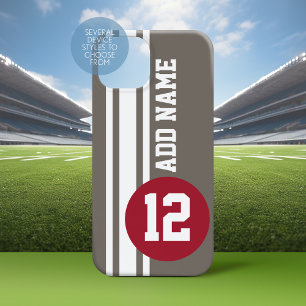 Coque Pour iPhone 15 Traces de course automatique avec numéro et nom