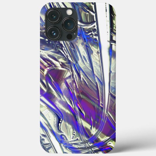 Coques Case-Mate iPhone Traces écailées sur texture argentée sous fumée bl (Verso)