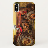 Coques Case-Mate iPhone Traceur de la ferme rouge (Dos)