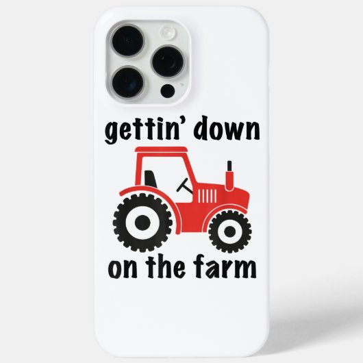 Coques Case-Mate iPhone Tracteur Descendre sur la ferme Pays Nacre Danc (Verso)