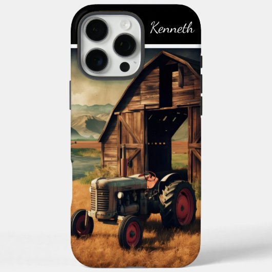 Coques Case-Mate iPhone Tracteur Reposé Par Une Grange (Verso)