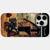 Coques Case-Mate iPhone Tracteur Reposé Par Une Grange (Verso (horizontal))