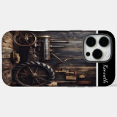 Coques Case-Mate iPhone Tracteur rustique dans une grange (Verso (horizontal))