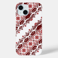 Tradition de la frontière des broderies ethniques 