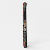 Coques Case-Mate iPhone Tradition hypnotisante : Crâne sucrier vibrant (Dos/Gauche)