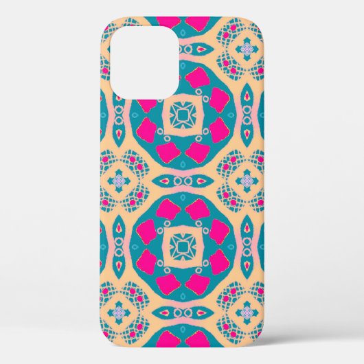 Coques Case-Mate iPhone Traditionnel, patchwork péruvien, motif de tuiles (Verso)